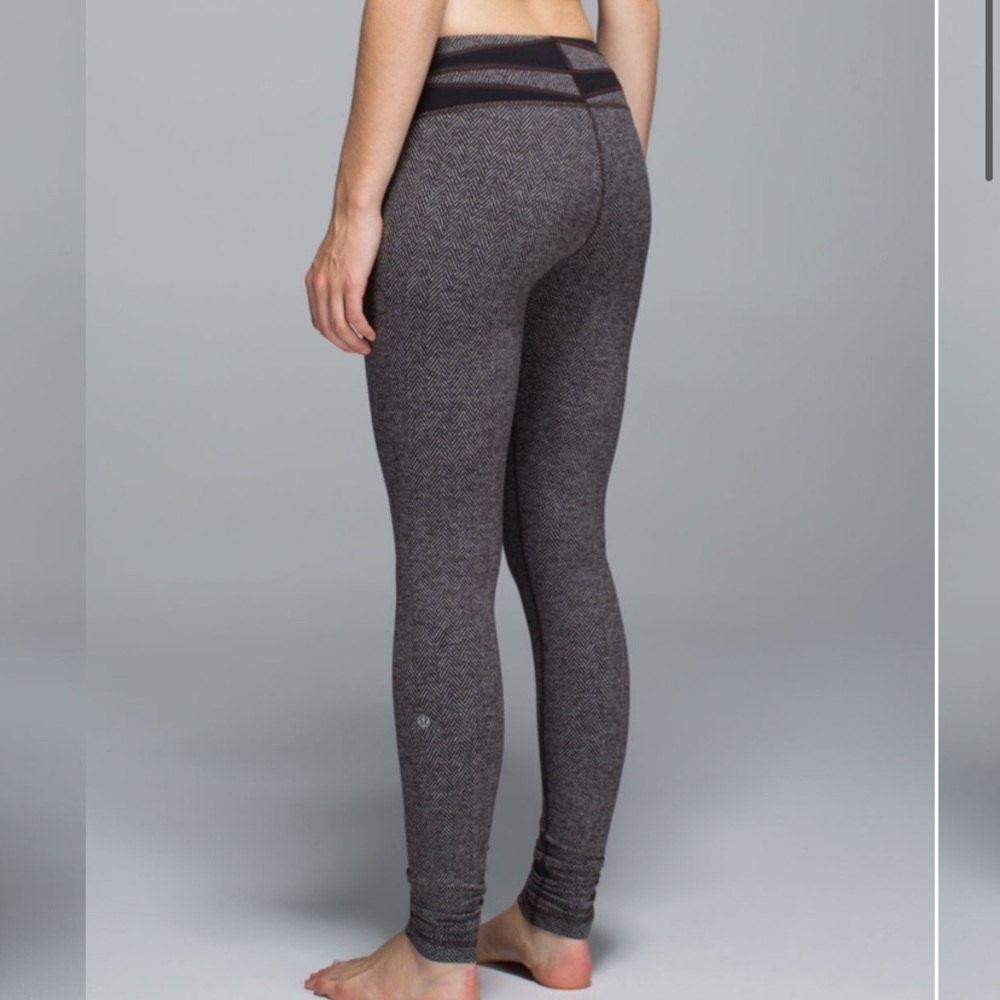Lululemon Wunder Under Pant Herringbone size 6